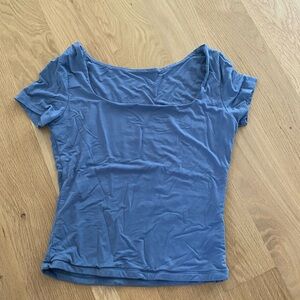 Women's Blue fitted top